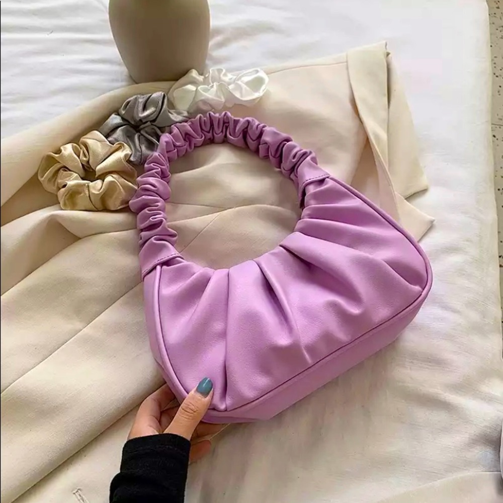 Lilac Scrunchie Bag